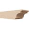 Ekena Millwork 6in. W x 4in. H x 16in. L New Brighton Woodgrain TimberThane Rafter Tail, Primed Tan RFTUR06X04X16NEBRCPR - alternate 1